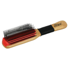 EVOLVE KNOT-FREE DETANGLER BRUSH W/ BAMBOO HANDLE - Textured Tech