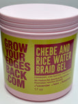 Grow Your Edges Back.com Chebe & Rice Water Braid Gel 17oz - Textured Tech