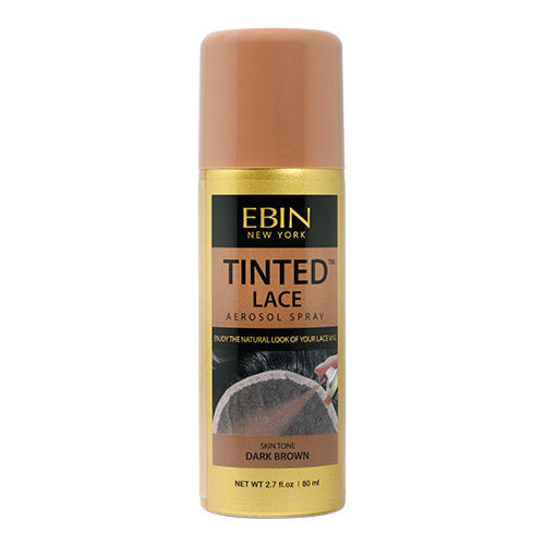 Ebin Dark Brown Tinted Lace Aerosol Spray