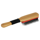 EVOLVE KNOT-FREE DETANGLER BRUSH W/ BAMBOO HANDLE - Textured Tech