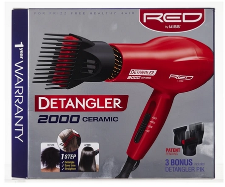 RED by KISS Detangler 2000 Ceramic Blow Dryer