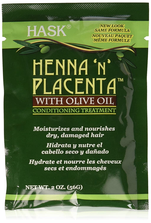 HENNA-N-PLACENTA PACK W/ OLIVE OIL 2 OZ