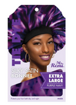 MS. REMI SILKY SATIN EXTRA LARGE BONNET- TIE DYE - Textured Tech