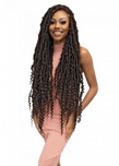 Janet Collection Nala Tress Crochet Braids Maverick Locs 24" - Textured Tech