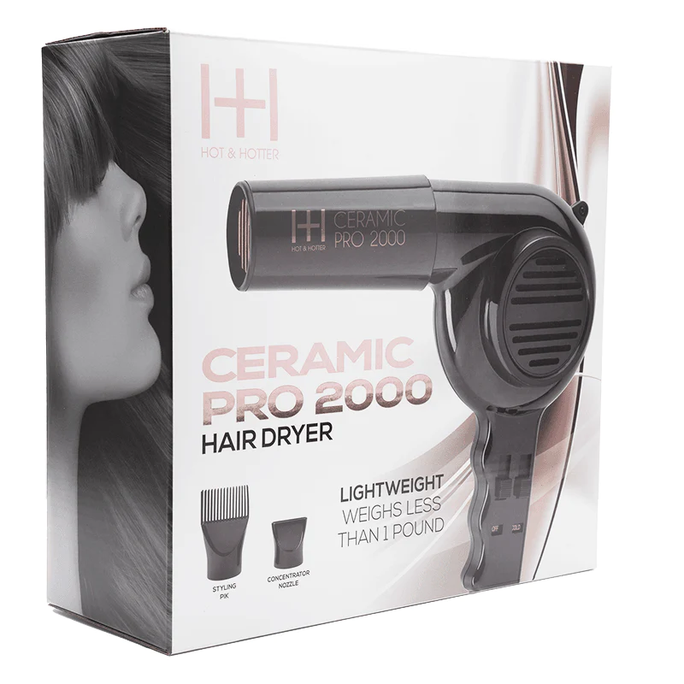 H&H TURBO CERAMIC HAIR BLOW DRYER 2000 - Textured Tech