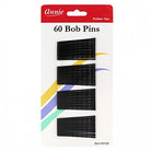 ANNIE Bobby (Bob) Pins Black 60PCS 2" - Textured Tech